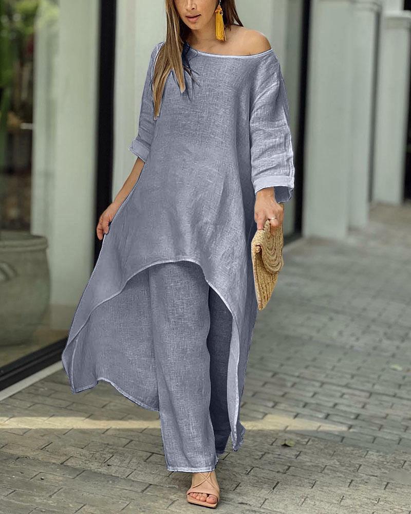 Victoria | Elegante e raffinato completo estivo a due pezzi