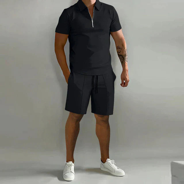 Jacob | Set di Polo e Pantaloni Corti Casual