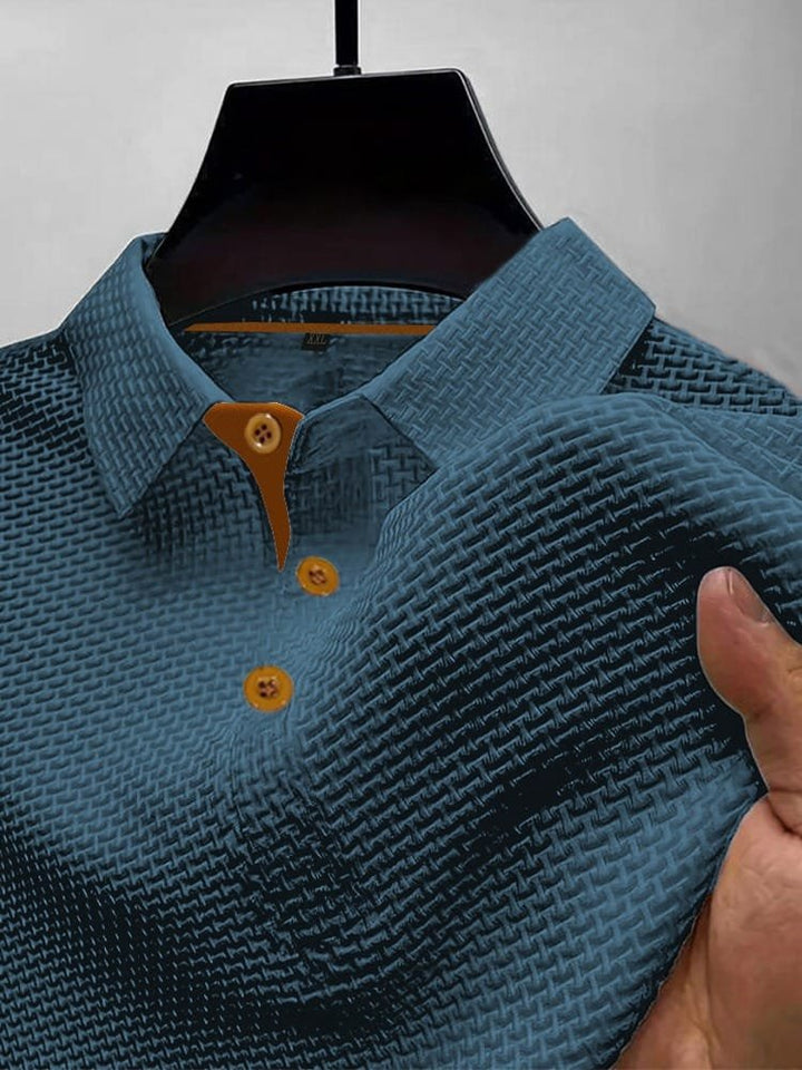 Harrison | Polo Shirt Texturizzato Raffinato