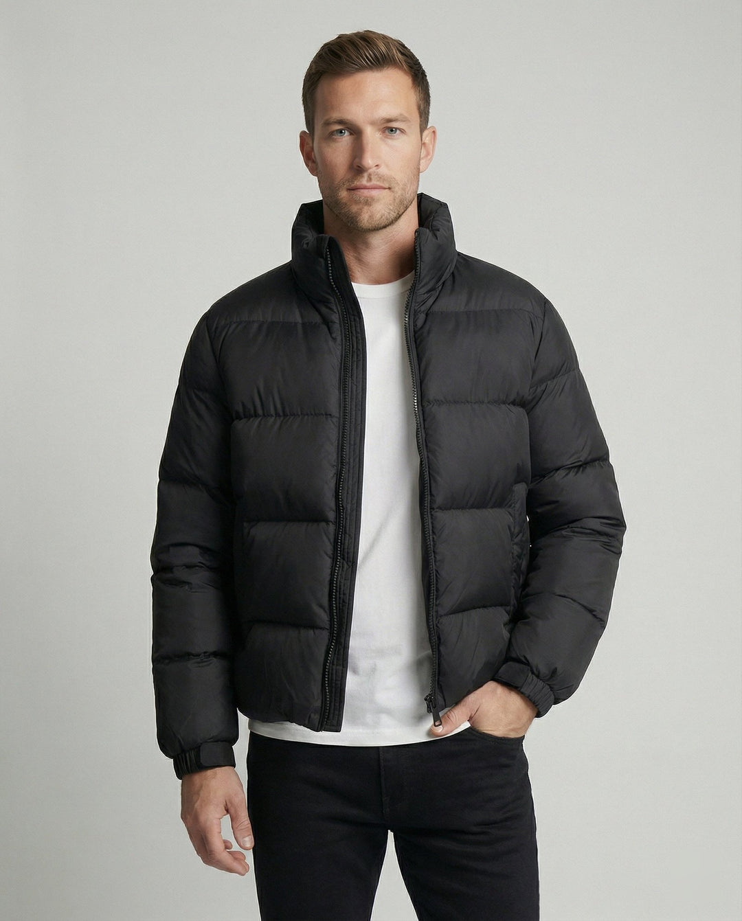 Drune | Puffer Jacket – Stylish & Warm Design for Men
