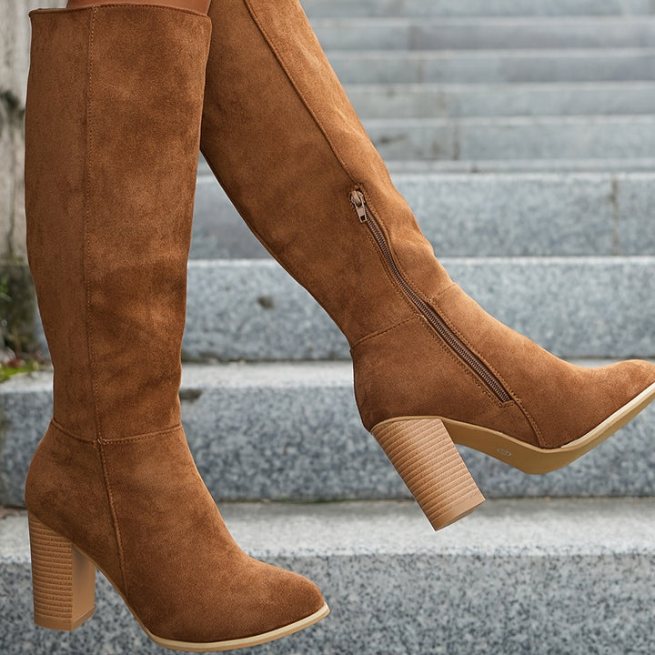 Camilla | Wide-Fit Knee-High Western Cowboy Boots
