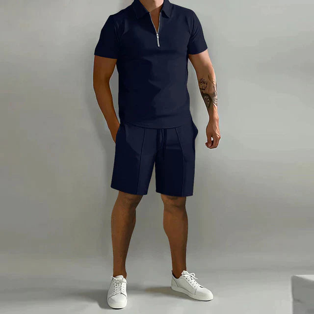 Jacob | Set di Polo e Pantaloni Corti Casual