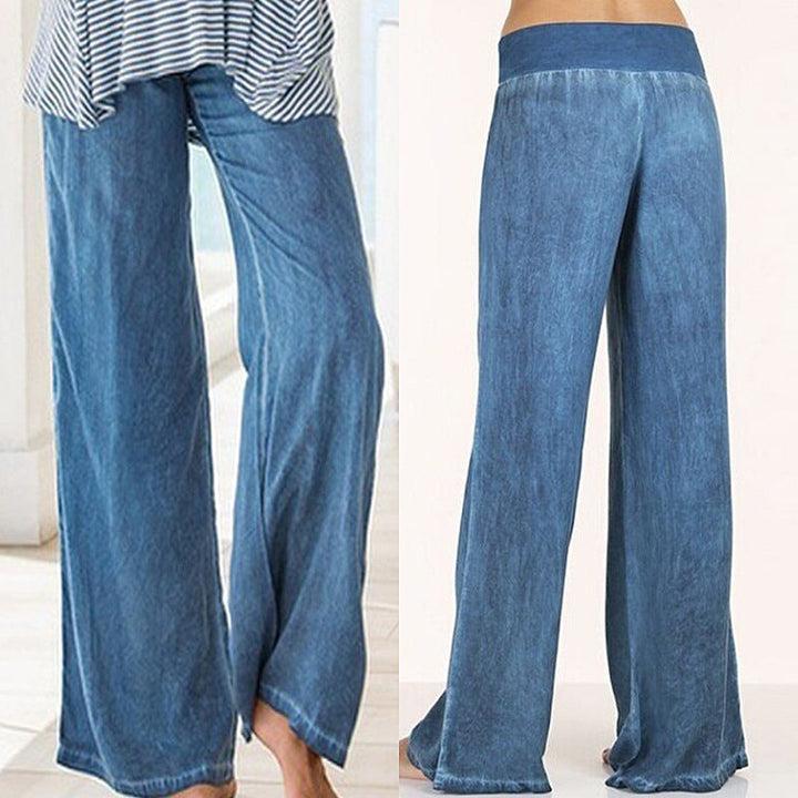 Valentina | Pantaloni da donna comodi e casual a gamba larga