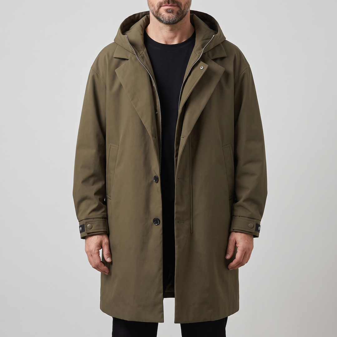 Kensington | Overcoat – Leggero e Impermeabile per Uomo