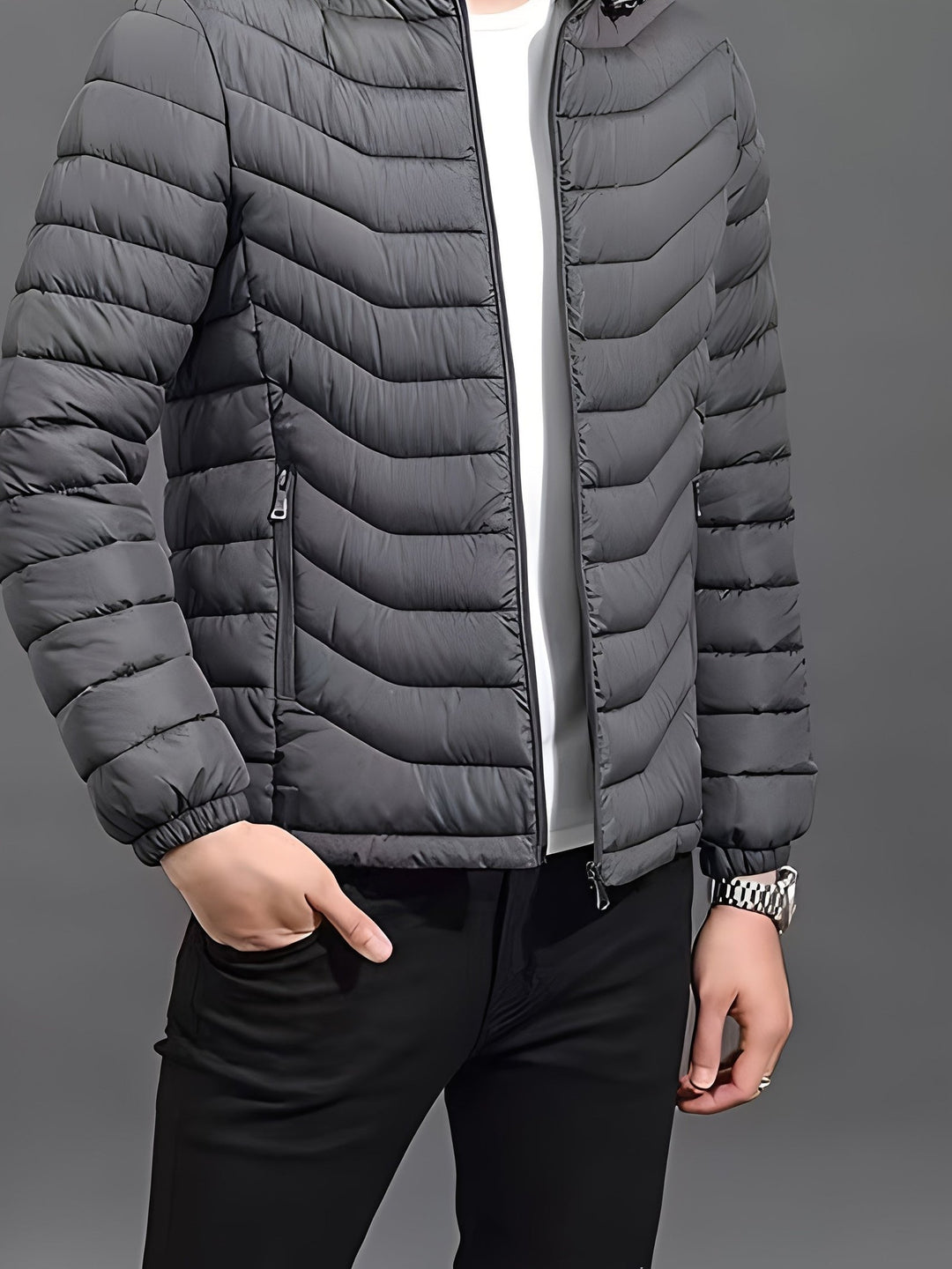 Owen | Giacca Puffer Trapuntata con Cappuccio