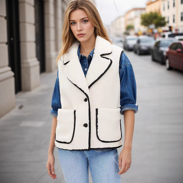 Elena | Gilet Donna in Bouclé Morbido ed Elegante