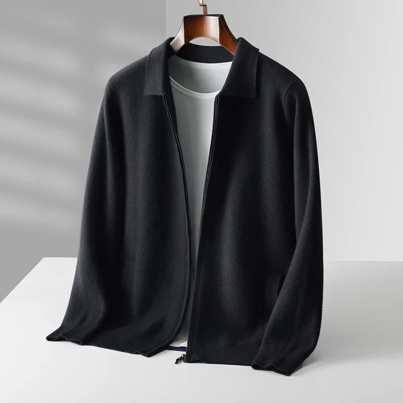 Lorenzo | Cardigan Premium con Zip Integrale da Uomo