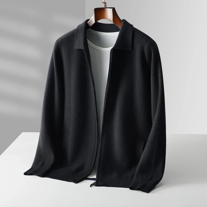 Lorenzo | Cardigan Premium con Zip Integrale da Uomo