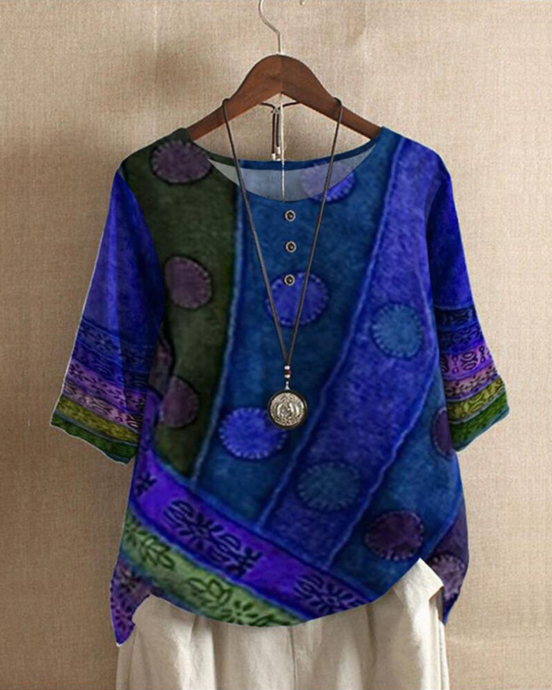 Diana | Tunica top boho versatile in misto cotone
