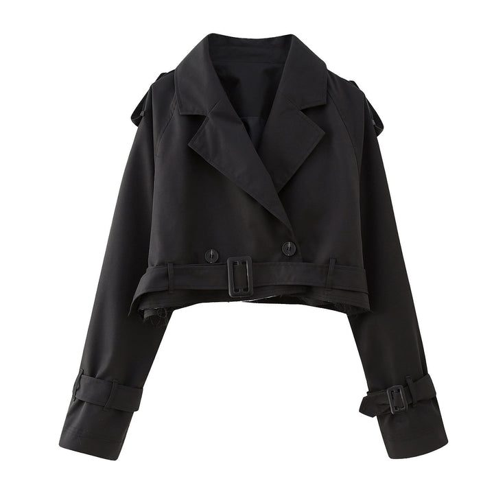 Alessia | Trench Coat Corto Elegante con Cintura