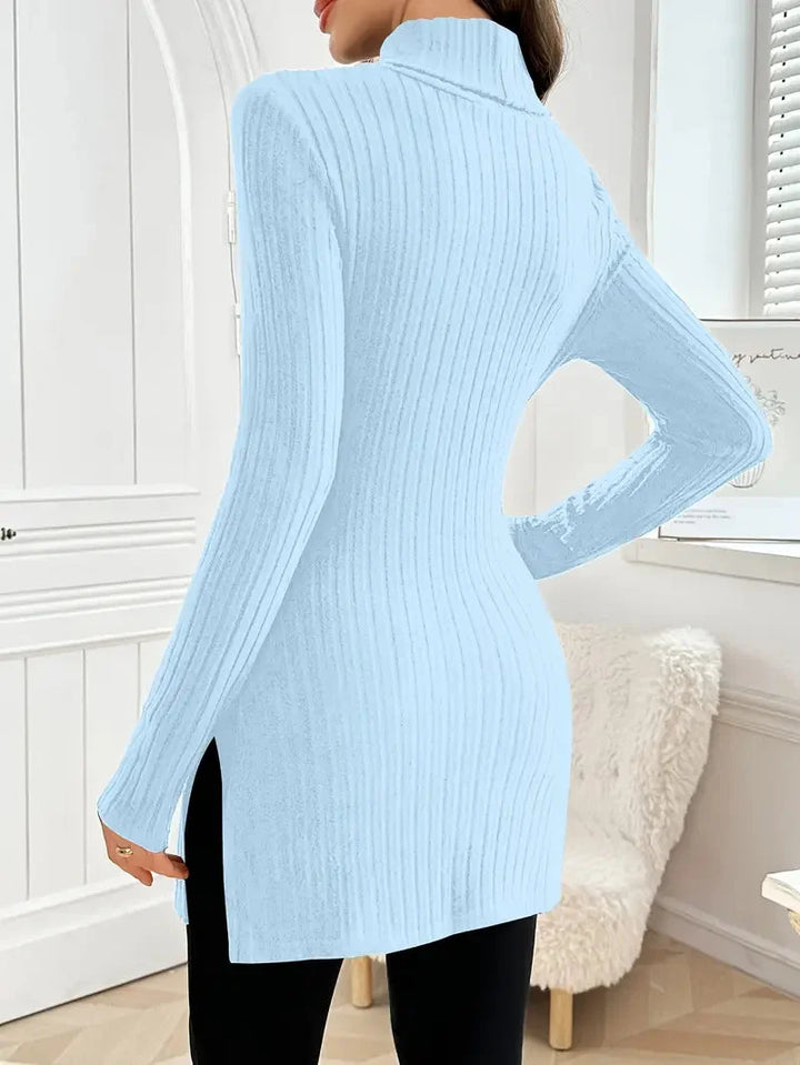Sarah | Turtleneck Sweater – Elegant Slim Fit Style for Women