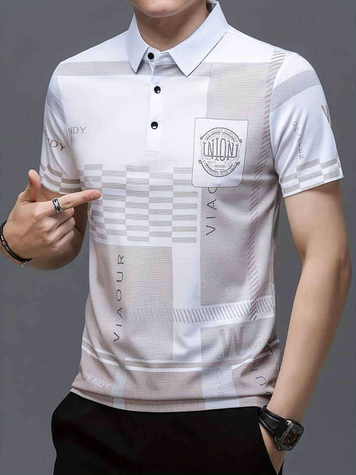 Nathaniel | Polo Shirt Colorblock Raffinato