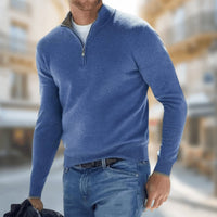 Marco | Maglione In Maglia Leggera Con Colletto Quarter-Zip
