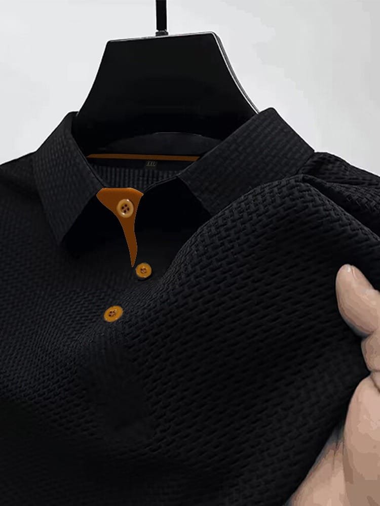 Harrison | Polo Shirt Texturizzato Raffinato