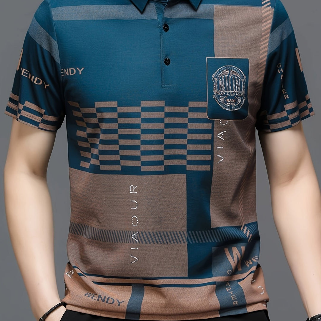 Nathaniel | Polo Shirt Colorblock Raffinato