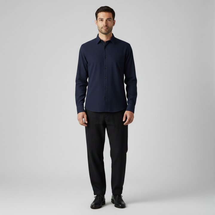 Carolos | Comoda camicia a tinta unita da uomo