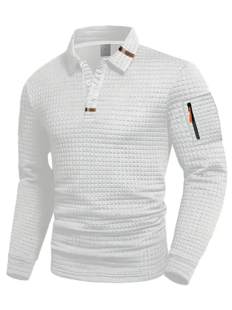 Aaron | Polo Shirt con Tasca per Maniche