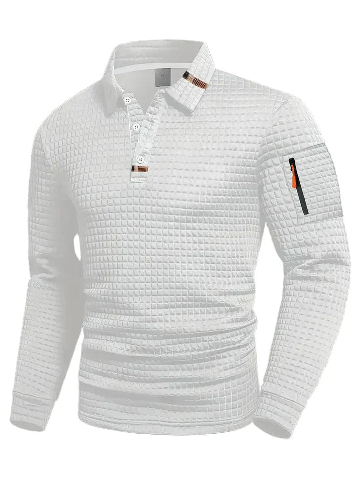 Aaron | Polo Shirt con Tasca per Maniche