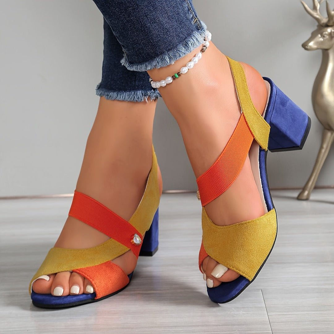 Kimberly | Orthopedic Comfort Block Heels – Eleganti e Stabili per Donne
