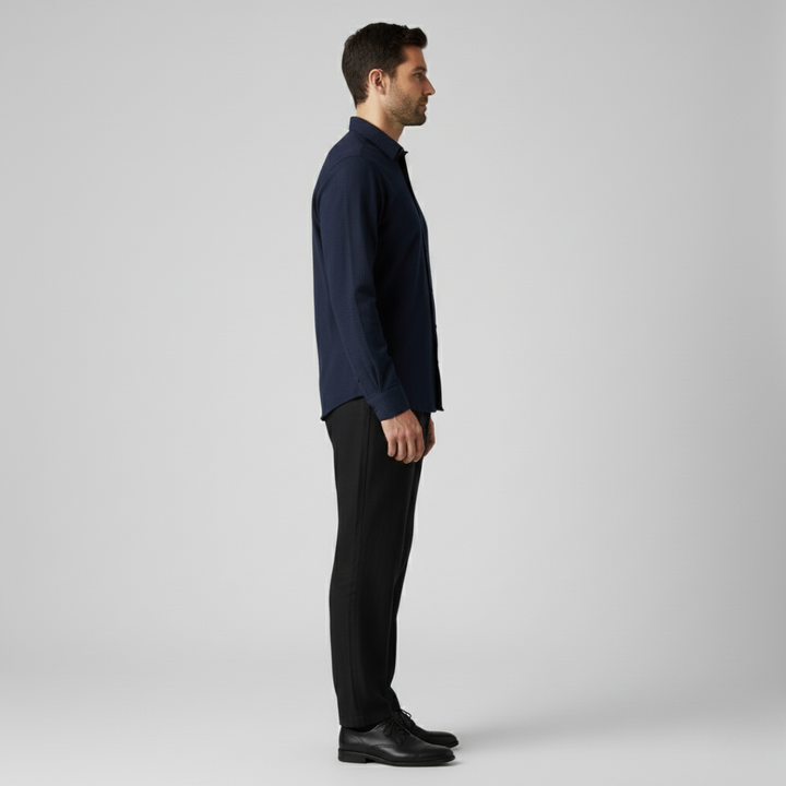 Carolos | Comoda camicia a tinta unita da uomo