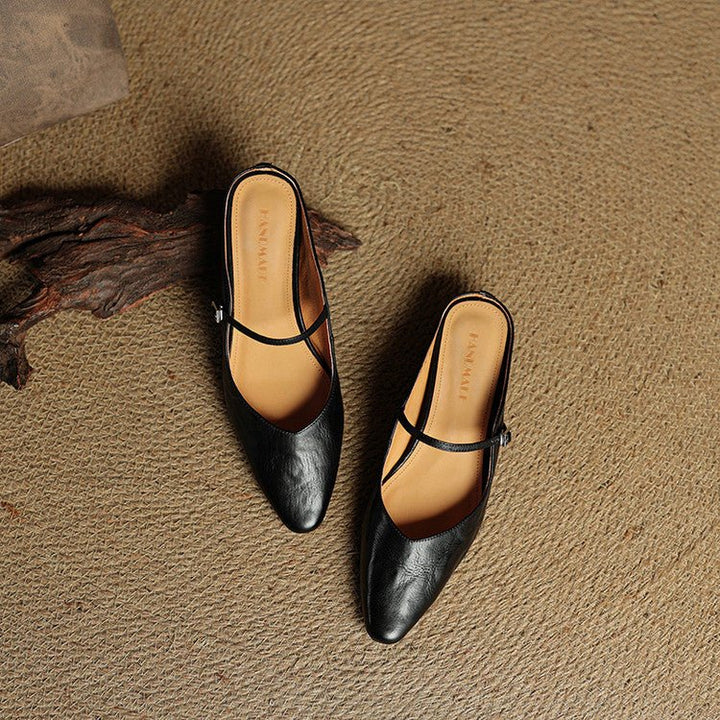 Valentina | Mules Eleganti in Vera Pelle