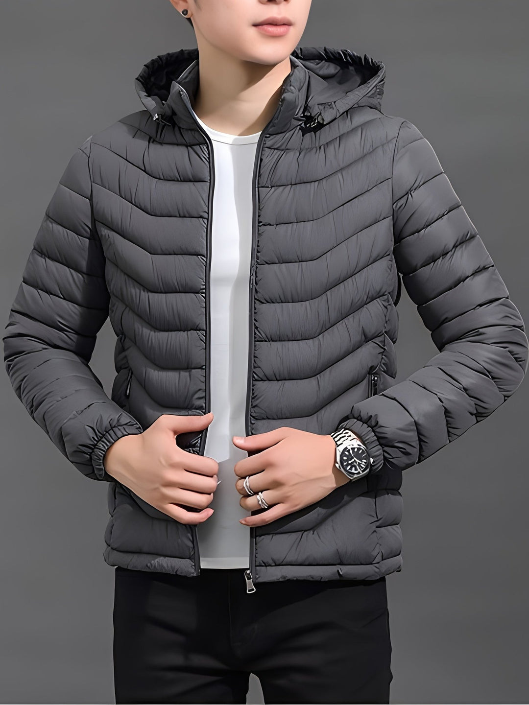 Owen | Giacca Puffer Trapuntata con Cappuccio