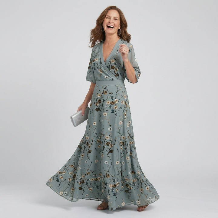 Selora | Maxi Dress – Halter Bloom Flow Style