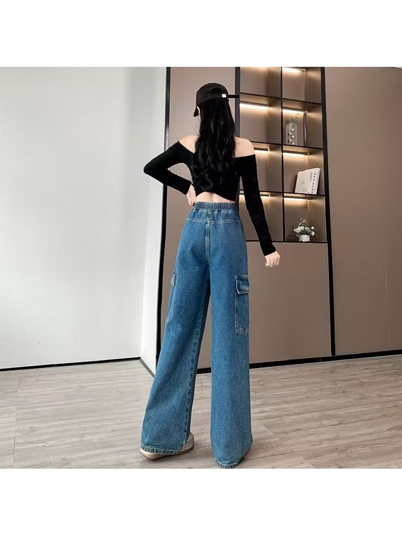 Stella | Versatile and Stylish Denim Cargo Trousers