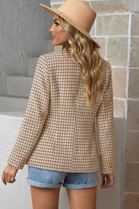 Bella | Ein- und zweireihiger Blazer mit Hahnentrittmuster