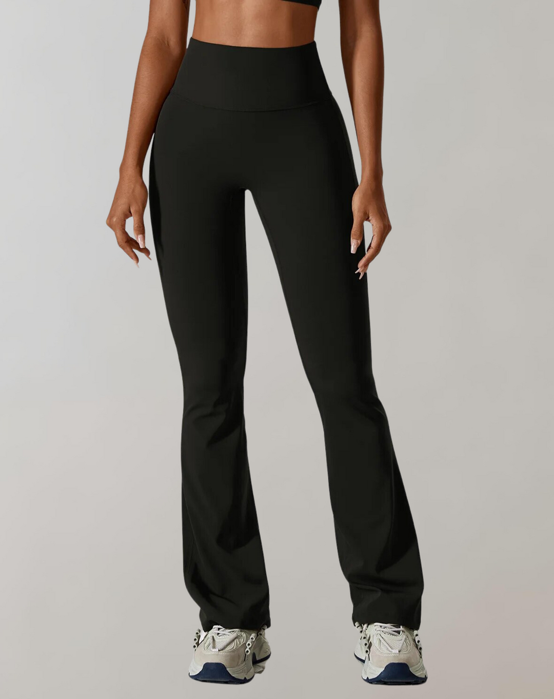 Serena | Pantaloni Donna Sportivi Elasticizzati a Gamba Larga