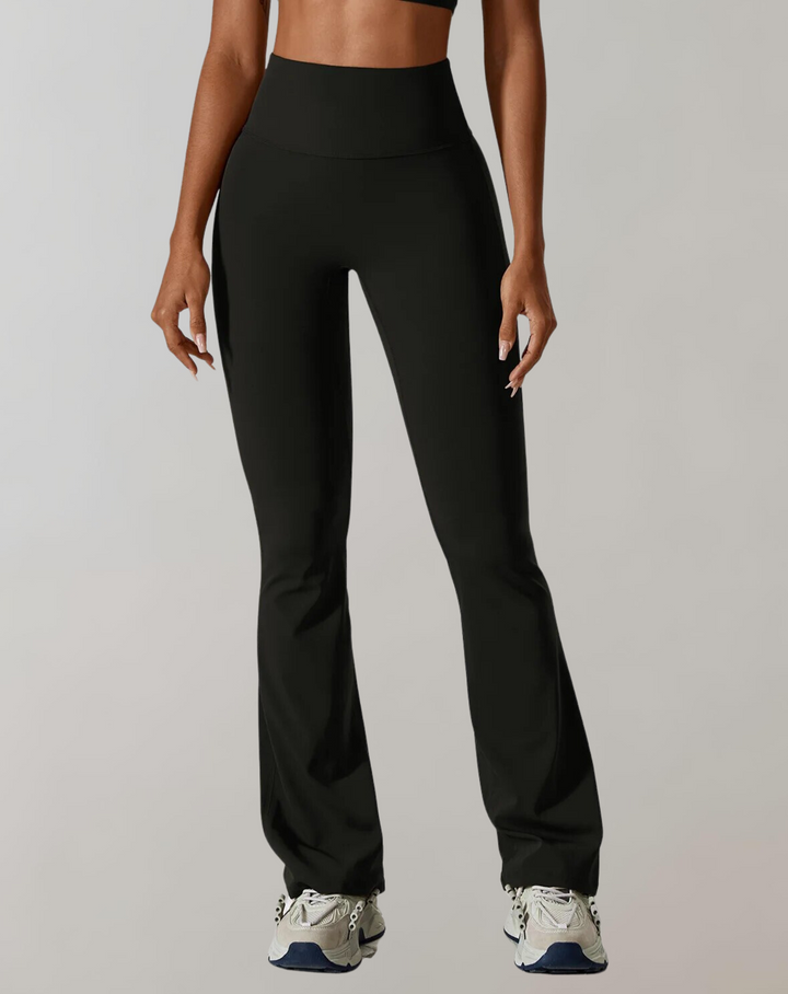 Serena | Pantaloni Donna Sportivi Elasticizzati a Gamba Larga
