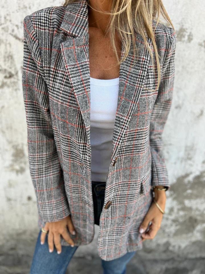 Emma | Blazer a quadri comodo e casual