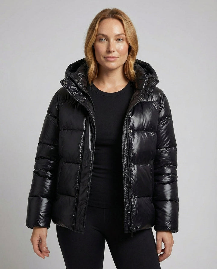 Drune | Giacca Puffer Lucida – Fit Larghezza per Donne