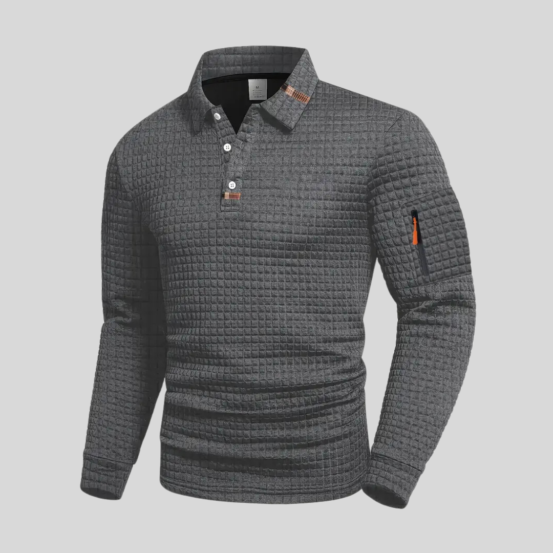 Aaron | Polo Shirt con Tasca per Maniche