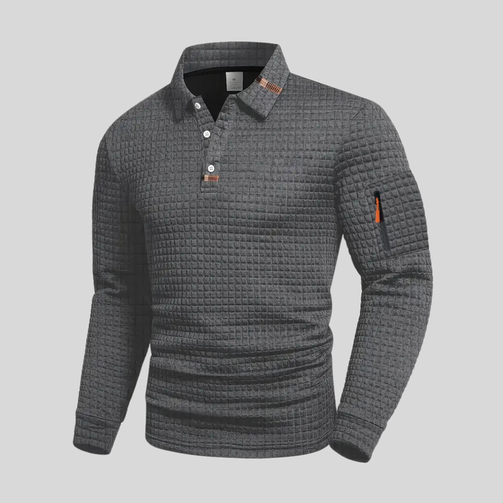 Aaron | Polo Shirt con Tasca per Maniche