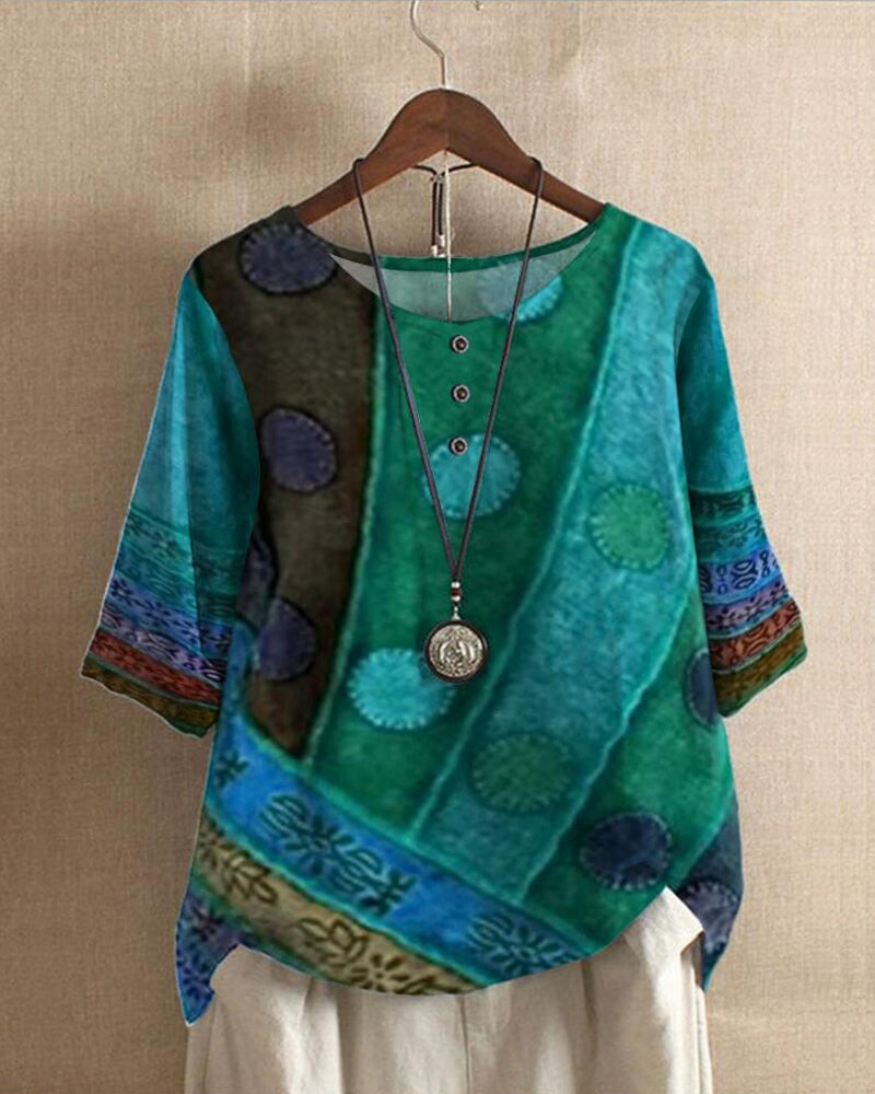 Diana | Tunica top boho versatile in misto cotone