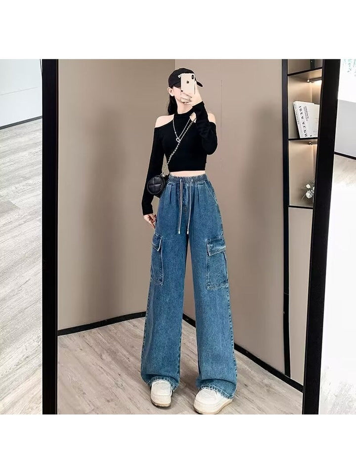 Stella | Versatile and Stylish Denim Cargo Trousers