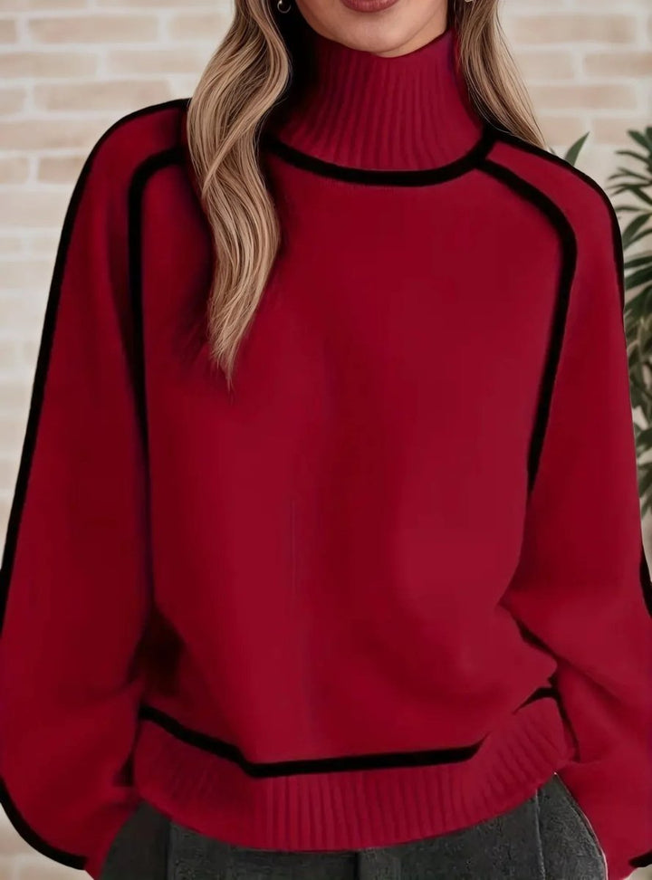 Sophie | Turtleneck Sweater – Elegant Oversized Style for Women