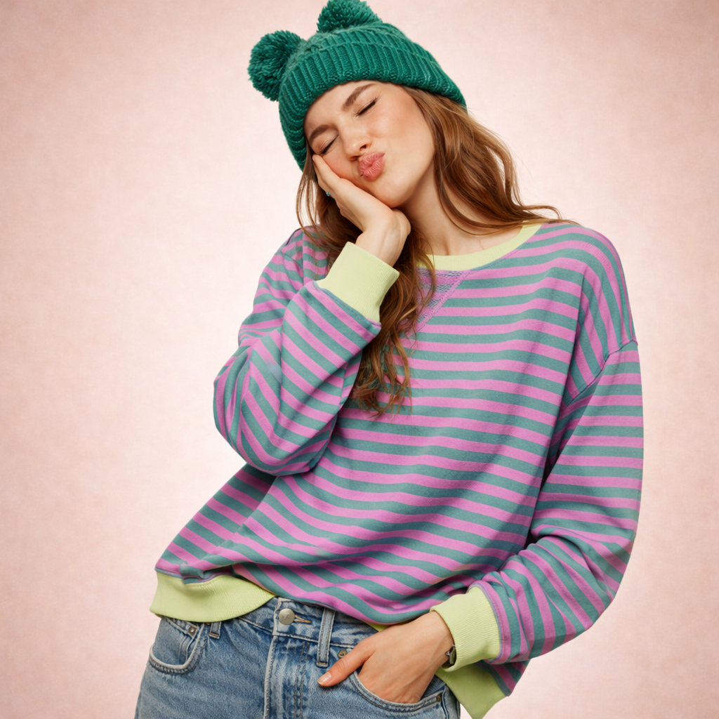 Giulia | Felpa Oversize Moderna e Confortevole per Donna