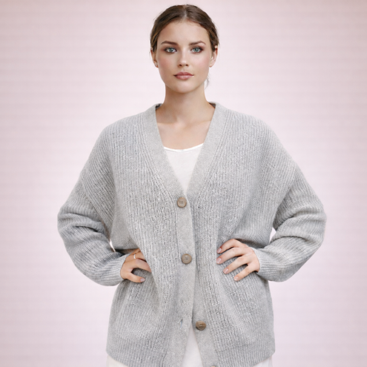 Abelina | Cardigan invernale classico e comodo