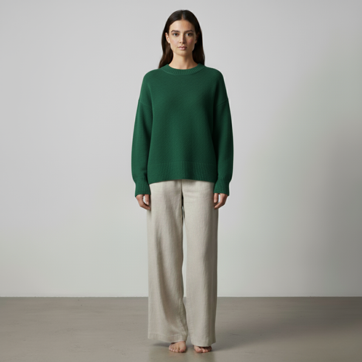 Victoire | Maglione casual in cashmere effetto lino