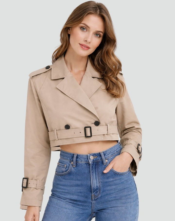 Alice | Short and elegant trench coat