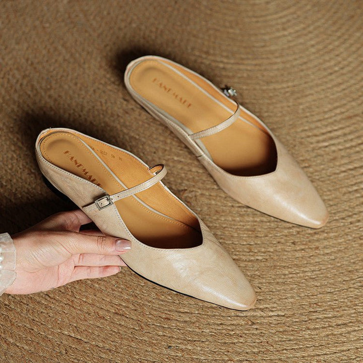 Valentina | Mules Eleganti in Vera Pelle