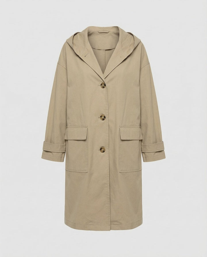 Katharina | Lässiger und wasserdichter Damen-Trenchcoat