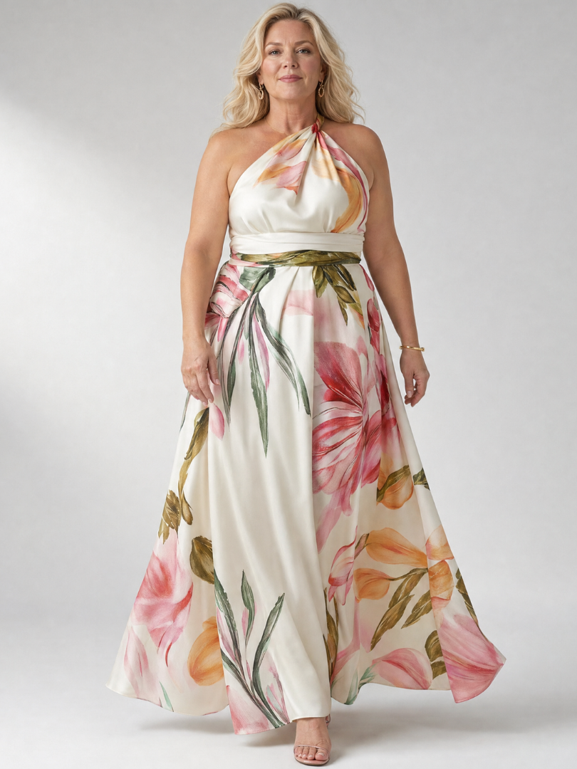 Amiel | Maxi Dress floreale leggera