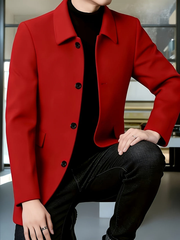 Gerard | Cappotto Single-Breasted Elegante