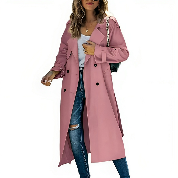 Emily | Trench doppiopetto elegante e disinvolto