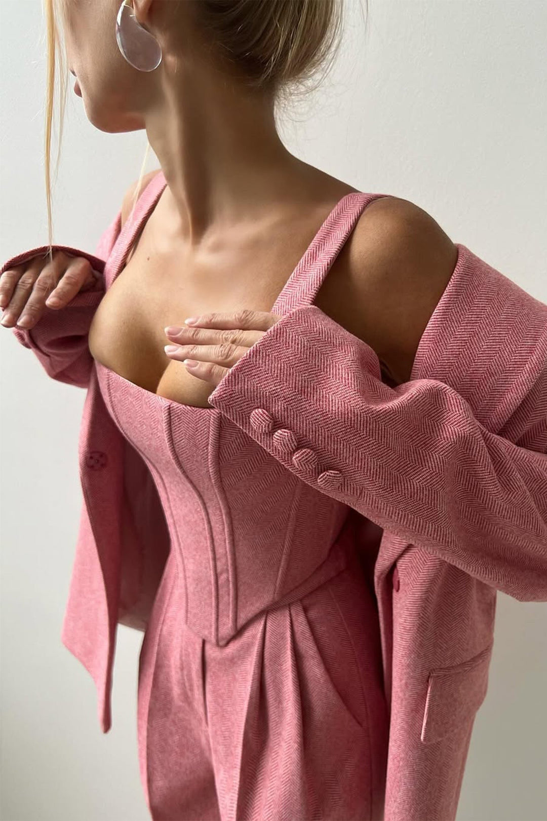 Arianna | Completo Donna a Tre Pezzi con Blazer Doppiopetto