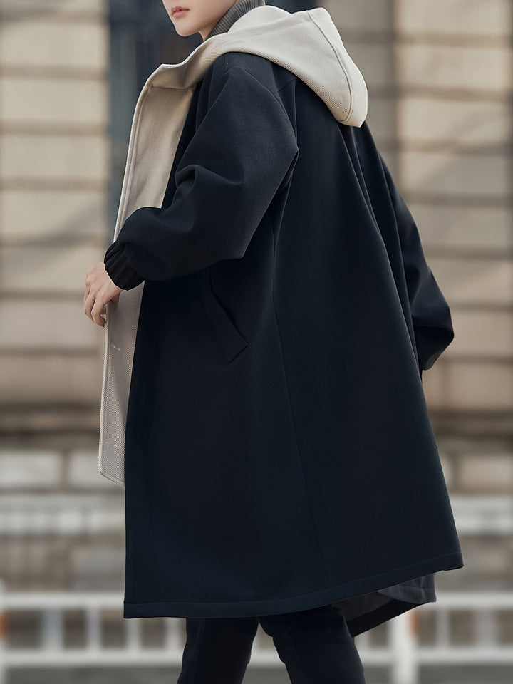 Harrison | Cappotto Longline con Cappuccio Elegante