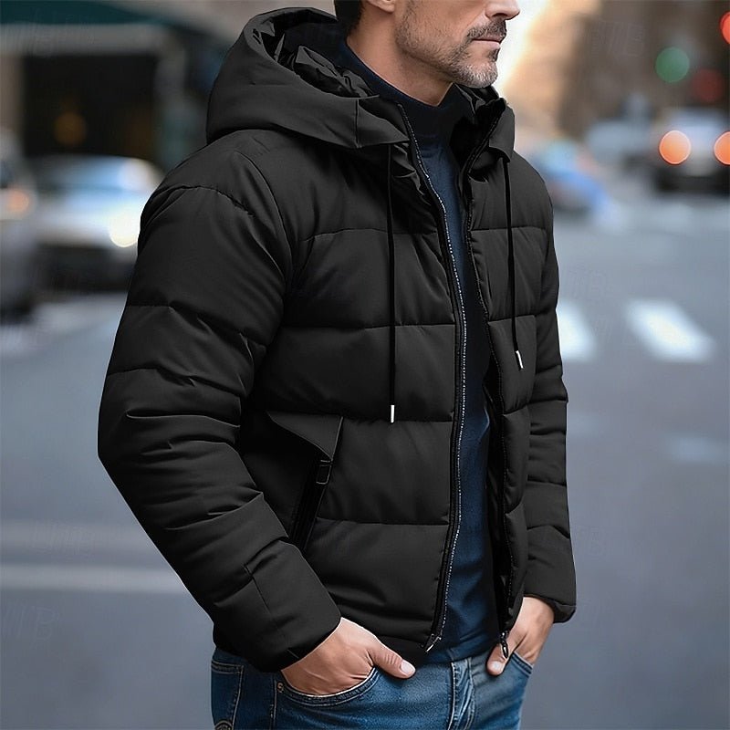 Nash | Giacca Puffer Cappotto Strutturato con Cappuccio